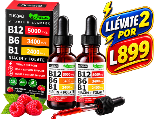 🍃Vitamina B12+B6+B1™ PAGA 1 Y LLEVA 2- + envio gratis