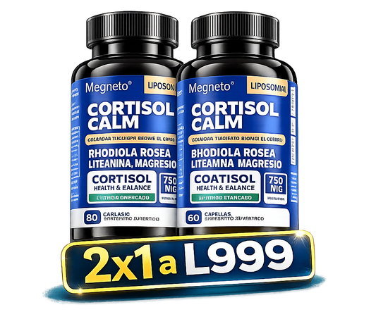 💙 CORTISOL Calm Ashwagandha  60 Cáps.  Equilibrio, Relajación y Bienestar+ envio gratis