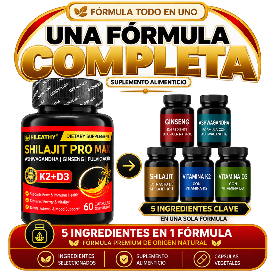 SHILAJIT PRO MAX – FÓRMULA PREMIUM DE ORIGEN NATURAL