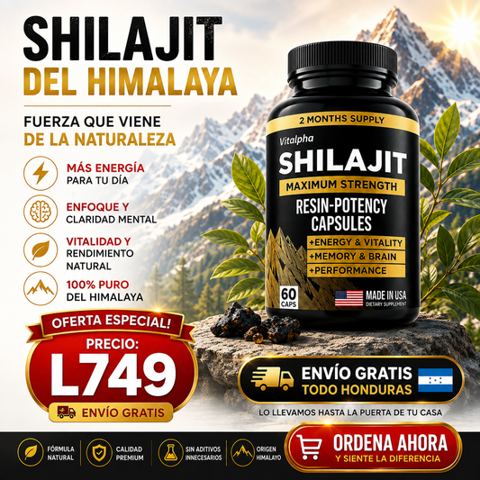 🌿SHILAJIT DEL HIMALAYA - | 60 CAPSULAS+ envio gratis