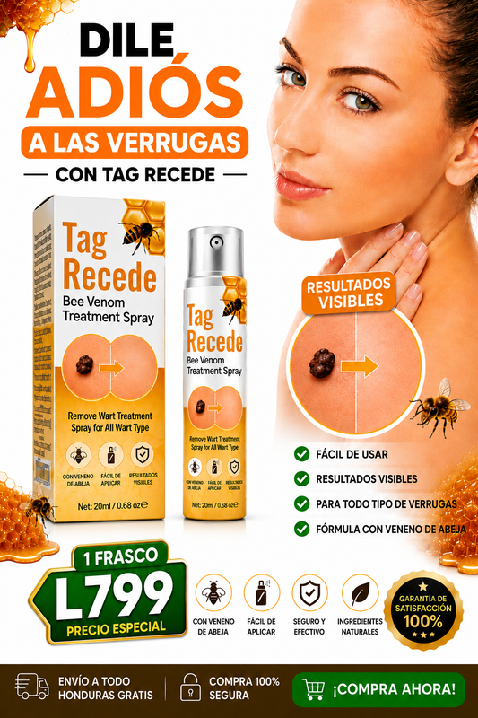 ✨ TAG RECEDE™ Spray tópico - Olvídate de las verrugas + envio gratis