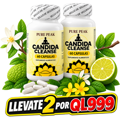 🌿 Candida Cleanse Apoya tu bienestar y siéntete mejor cada día + ENVÍO GRATIS