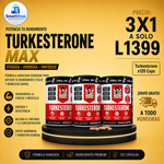💪 TURKESTERONE | CON TONGKAT ALI 120 CAPS + ENVÍO GRATIS 🚚