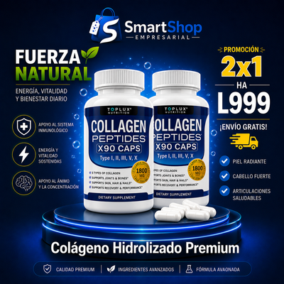 🌱 Colágeno Hidrolizado Premium | Piel Radiante, Cabello Fuerte y Articulaciones Saludables + Envío Gratis 🚚