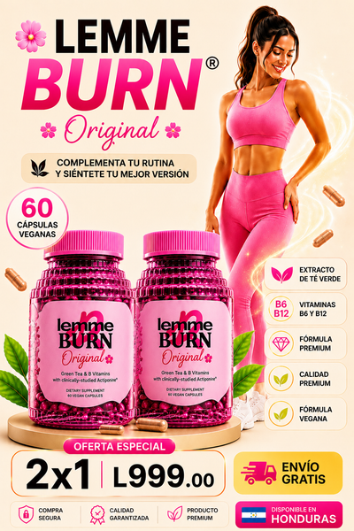🌸LEMME BURN® Original y Certificado  + Envió Gratis 🚚
