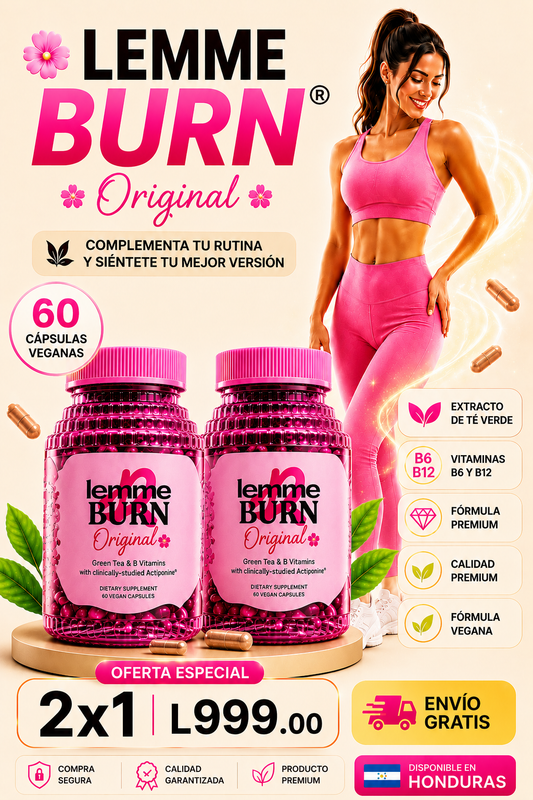 🌸LEMME BURN® Original y Certificado  + Envió Gratis 🚚