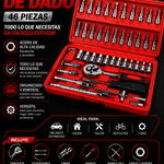 🛠️ SET DE 46 LLAVES DE DADO | L800! + ENVIO GRATIS