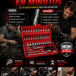 🛠️ SET DE 46 LLAVES DE DADO | L800! + ENVIO GRATIS