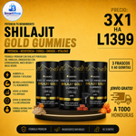 SHILAJIT GOLD GUMMIES |Potencia Resistencia Fuerza Energía y Vitalidad + envio gratis