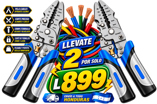🛠️Pelacables Profesional Multifunción 10 en 1 – Cortar, Pelar y Ajustar: + Envio Gratis 🚚