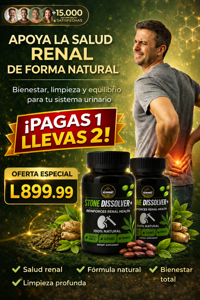 🍃💚 STONE DISSOLVER™ - Disuelve Cálculos, Alivia Dolor y Mejora el Flujo Urinario -2X1 -L899.99+envio gratis