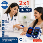 📻Oxímetro De Pulso, Medidor Láser No Invasivo. Digital Para Dedo x2 Unidades- L900+ envio gratis