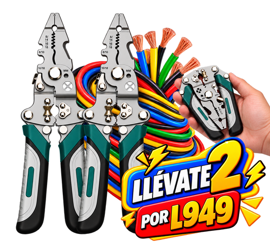 🛠️Pelacables Profesional Multifunción 10 en 1 – Cortar, Pelar y Ajustar: + Envio Gratis 🚚