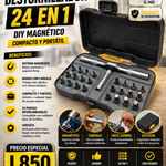 🔥🔥 Juego de destornillador 24 en 1 DIY magnético compacto y portátil con carraca+ ENVIO GRATIS