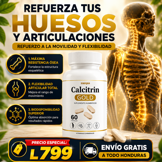 CALCITRIN GOLD™ – Nutrición Completa para Huesos Fuertes+ envio gratis