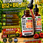🍃Vitamina B12+B6+B1™ PAGA 1 Y LLEVA 2- + envio gratis
