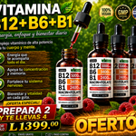 🍃Vitamina B12+B6+B1™ PAGA 1 Y LLEVA 2- + envio gratis