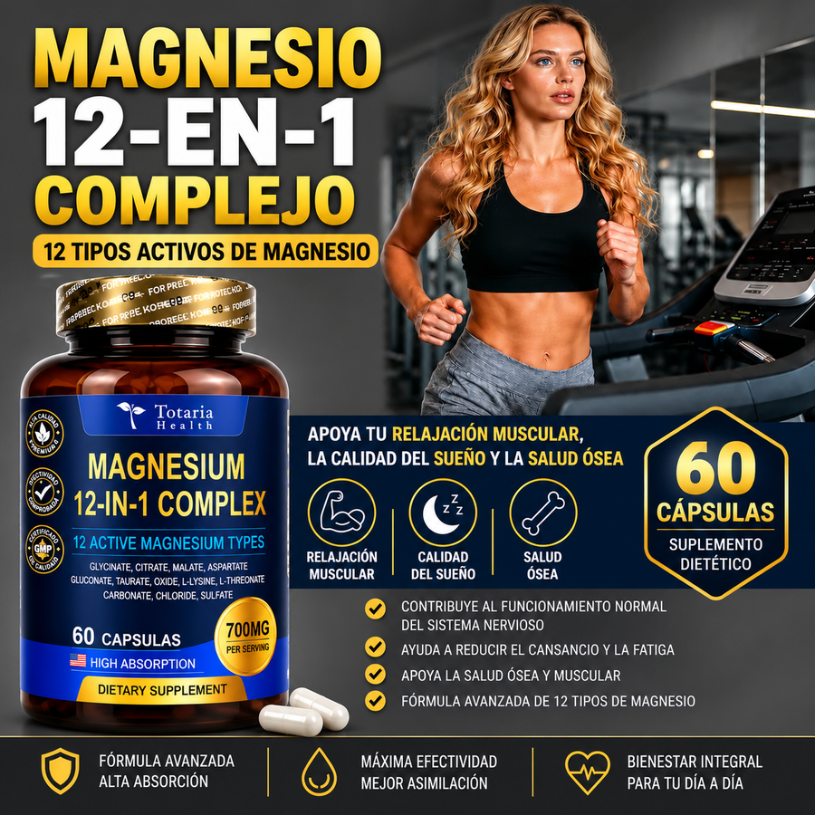 🌟 BENEFICIOS DEL MAGNESIUM 12EN1