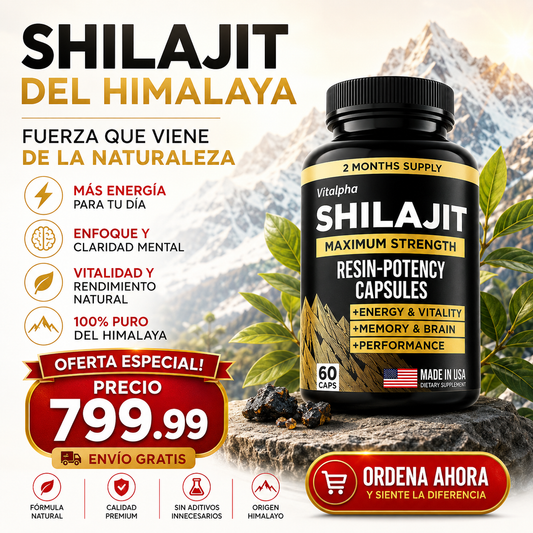 🌿SHILAJIT DEL HIMALAYA - | 60 CAPSULAS 799.99 + envio gratis