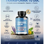 💙 CORTISOL Calm Ashwagandha  60 Cáps.  Equilibrio, Relajación y Bienestar+ envio gratis