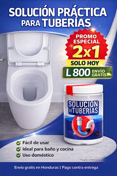 2X1 - NUEVO LIMPIA TUBERIAS : L800+ ENVIO GRATIS