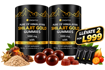 SHILAJIT GOLD GUMMIES |Potencia Resistencia Fuerza Energía y Vitalidad + envio gratis