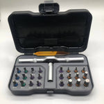 🔥🔥 Juego de destornillador 24 en 1 DIY magnético compacto y portátil con carraca