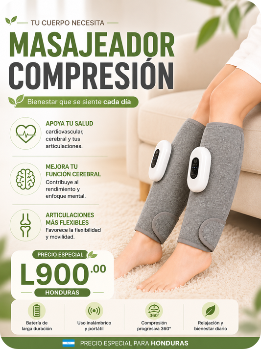 ❤️Masajeador de piernas eléctrico | L799.99 + Envió Gratis 🚚